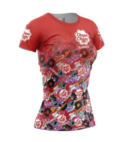 Textile femme t-shirt chupachups rocknroll - OTSO