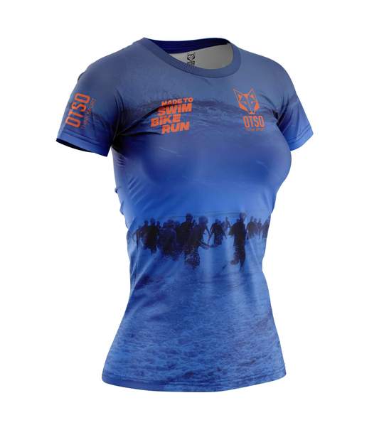 T-shirt femme swim bike run OTSO