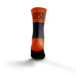 Chaussettes multisport medium noir/orange - OTSO